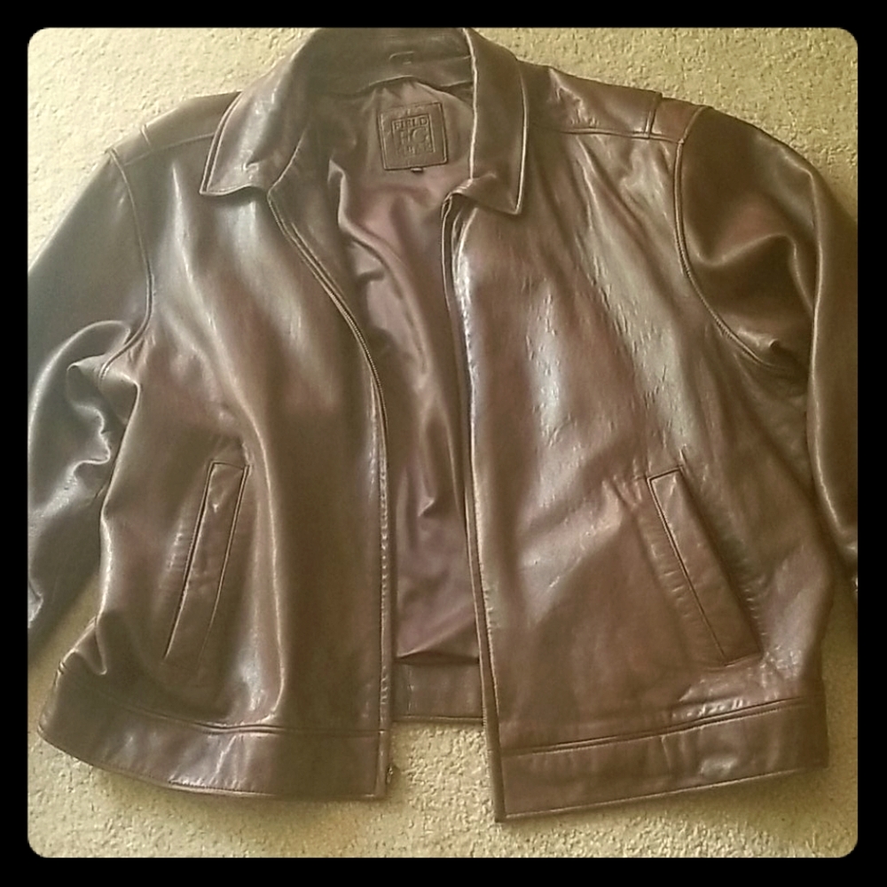 Field Gear Leather Jacket